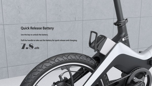 S9 EVE Black and White Combo Commuter EBike