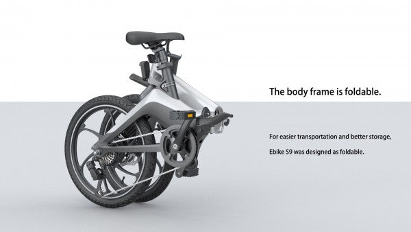 S9 EVE Black and White Combo Commuter EBike