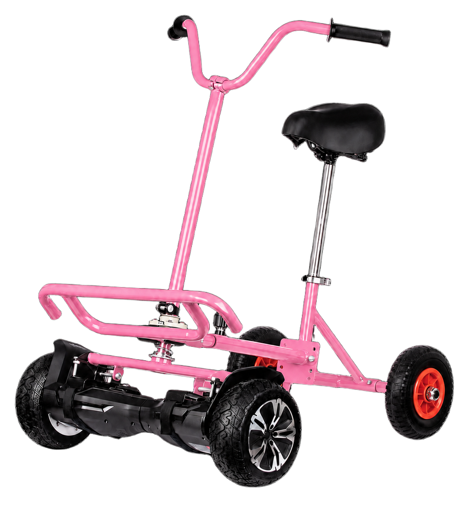 ZIMX HB1 Plus - Black Hoverboard Segway with LED Wheels UL2272 Certified + BK2 Pink