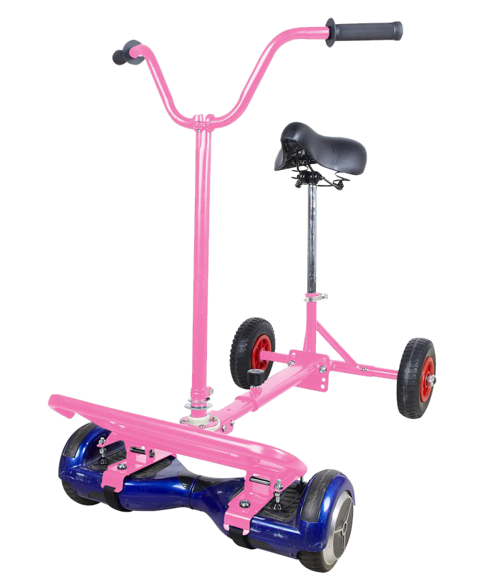 ZIMX HB1 Plus - Black Hoverboard Segway with LED Wheels UL2272 Certified + BK2 Pink
