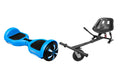 ZIMX HB1 Plus - Blue Hoverboard Segway with LED Wheels UL2272 Certified + HK5 Black