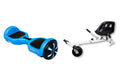 ZIMX HB1 Plus - Blue Hoverboard Segway with LED Wheels UL2272 Certified + HK5 White