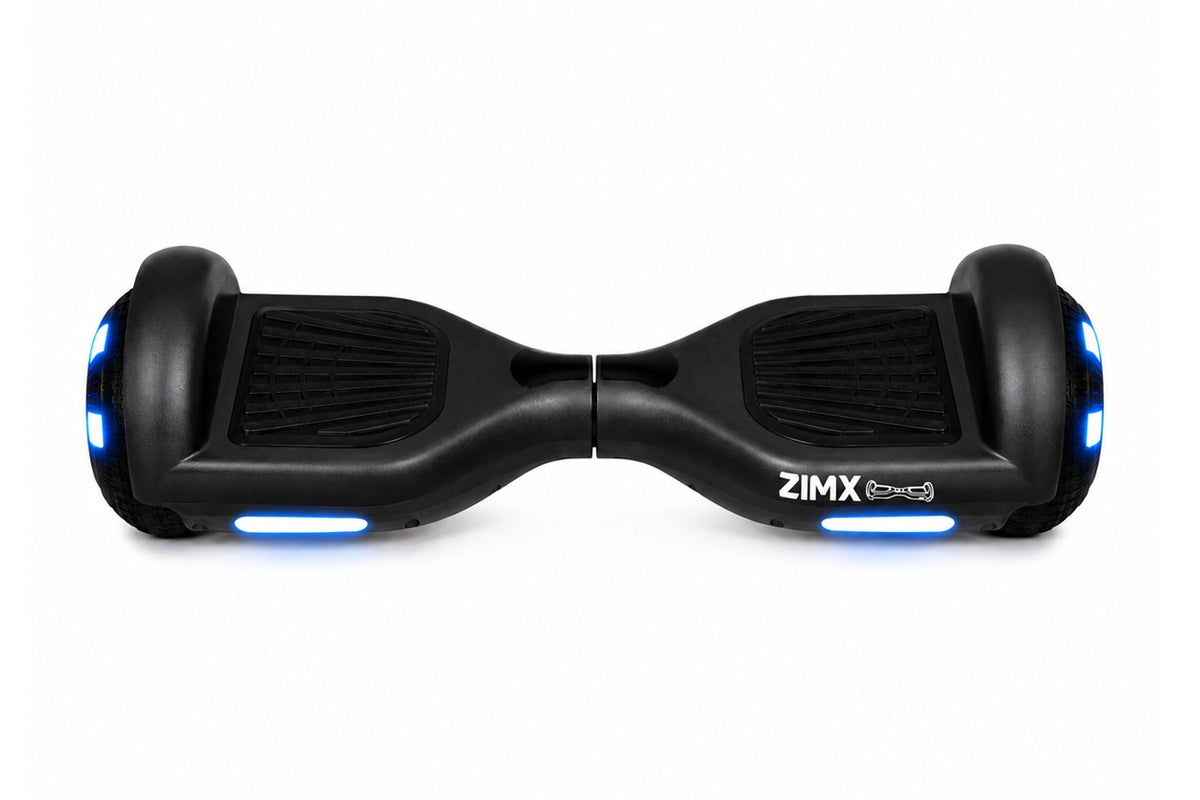 ZIMX HB1 Plus - Black Hoverboard Segway with LED Wheels UL2272 Certified + HK5 Purple