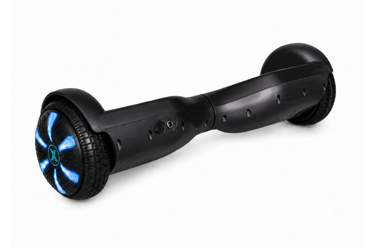 ZIMX HB1 Plus - Black Hoverboard Segway with LED Wheels UL2272 Certified + HK5 White