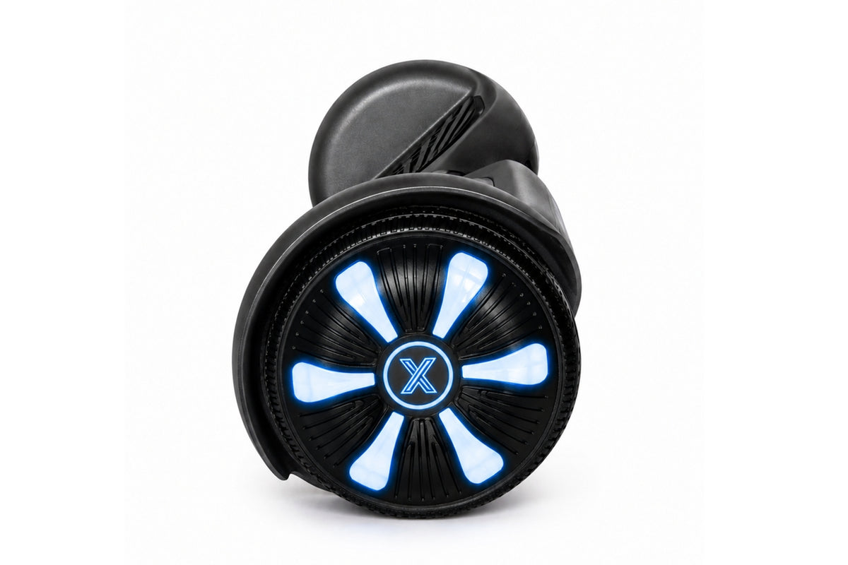 ZIMX HB1 Plus - Black Hoverboard Segway with LED Wheels UL2272 Certified + HK5 Purple