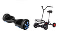 ZIMX HB1 Plus - Black Hoverboard Segway with LED Wheels UL2272 Certified + BK2 Black
