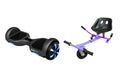 ZIMX HB1 Plus - Black Hoverboard Segway with LED Wheels UL2272 Certified + HK5 Purple