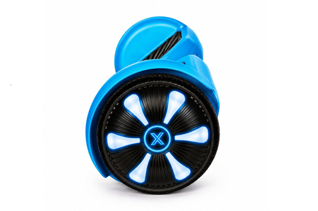 ZIMX HB1 Plus - Blue Hoverboard Segway with LED Wheels UL2272 Certified + HK5 Black