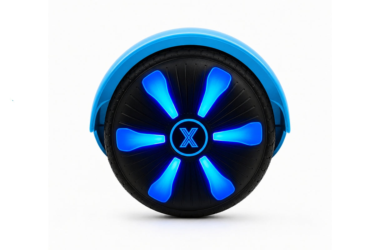 ZIMX HB1 Plus - Blue Hoverboard Segway with LED Wheels UL2272 Certified + HK5 Black