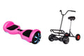 ZIMX HB1 Plus - Pink Hoverboard Segway with LED Wheels UL2272 Certified + BK2 Black