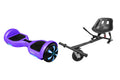 ZIMX HB1 Plus - Purple Hoverboard Segway with LED Wheels UL2272 Certified + HK5 Black