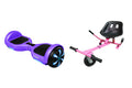 ZIMX HB1 Plus - Purple Hoverboard Segway with LED Wheels UL2272 Certified + HK5 Pink
