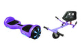 ZIMX HB1 Plus - Purple Hoverboard Segway with LED Wheels UL2272 Certified + HK5 Purple