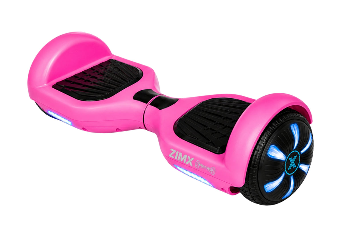 ZIMX HB1 Plus - Pink Hoverboard with LED Wheels UL2272 Certified
