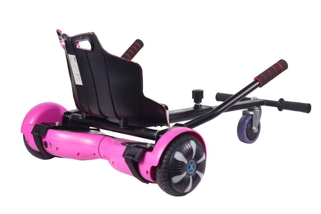 ZIMX HB1 Plus - Pink Hoverboard & HK4 Hoverkart Bundle / Combo - Pink & Camo Pink