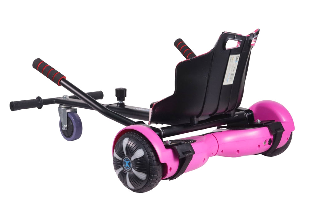 ZIMX HB1 Plus - Pink Hoverboard & HK4 Hoverkart Bundle / Combo - Pink & Camo Pink