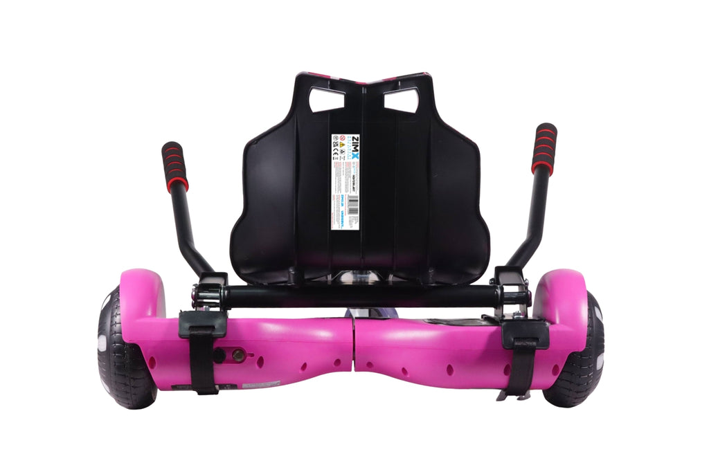 ZIMX HB1 Plus - Pink Hoverboard & HK4 Hoverkart Bundle / Combo - Pink & Camo Pink