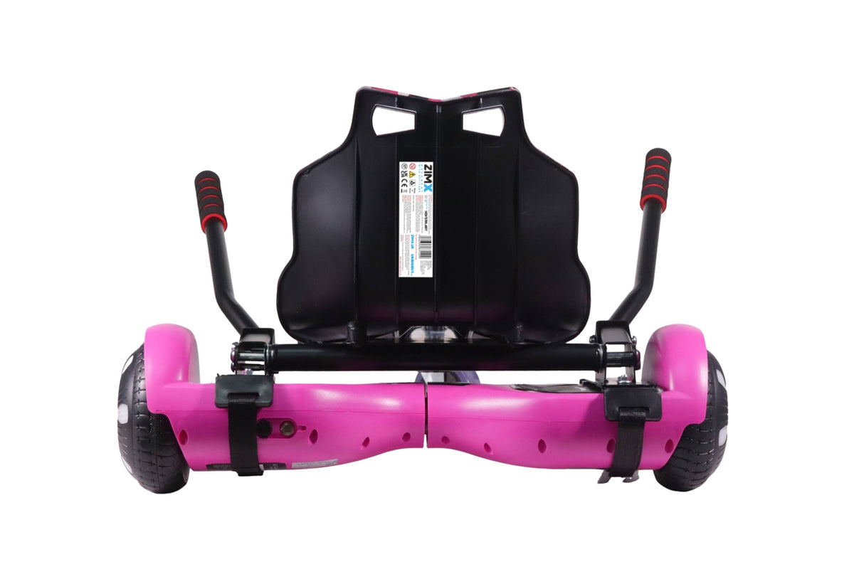 ZIMX HB1 Plus - Pink Hoverboard & HK4 Hoverkart Bundle / Combo - Pink & Camo Pink
