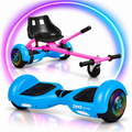 ZIMX Blue HB2 Hoverboard with LED Wheels UL2272 Certified + HK5 Pink
