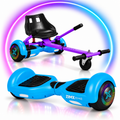 ZIMX Blue HB2 Hoverboard with LED Wheels UL2272 Certified + HK5 Purple