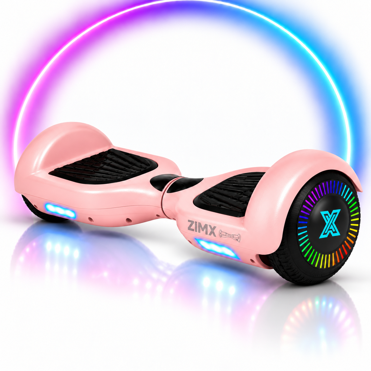 ZIMX HB2 Rose Gold Hoverboard Swegway Segway with LED Wheels UL2272 Certified