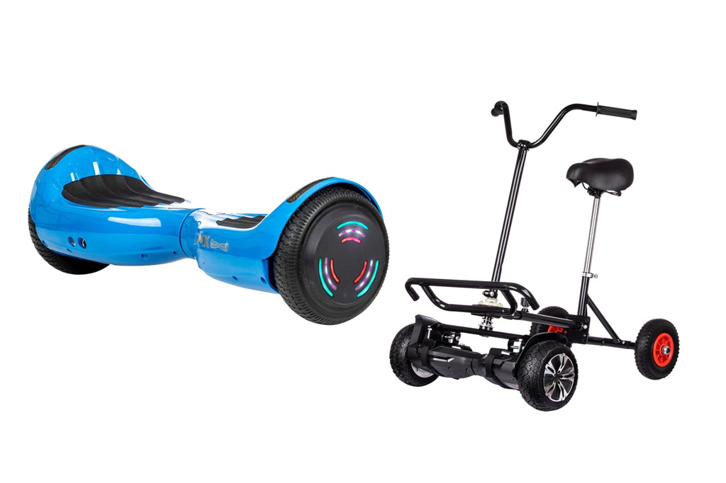 ZIMX Blue HB4 Bluetooth Swegway Segway Hoverboard and BK2 Hoverbike Black