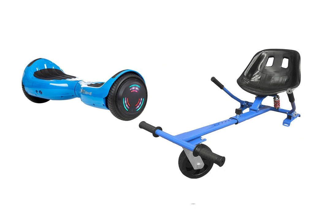 ZIMX Blue HB4 Bluetooth Swegway Segway Hoverboard and HK5 Blue