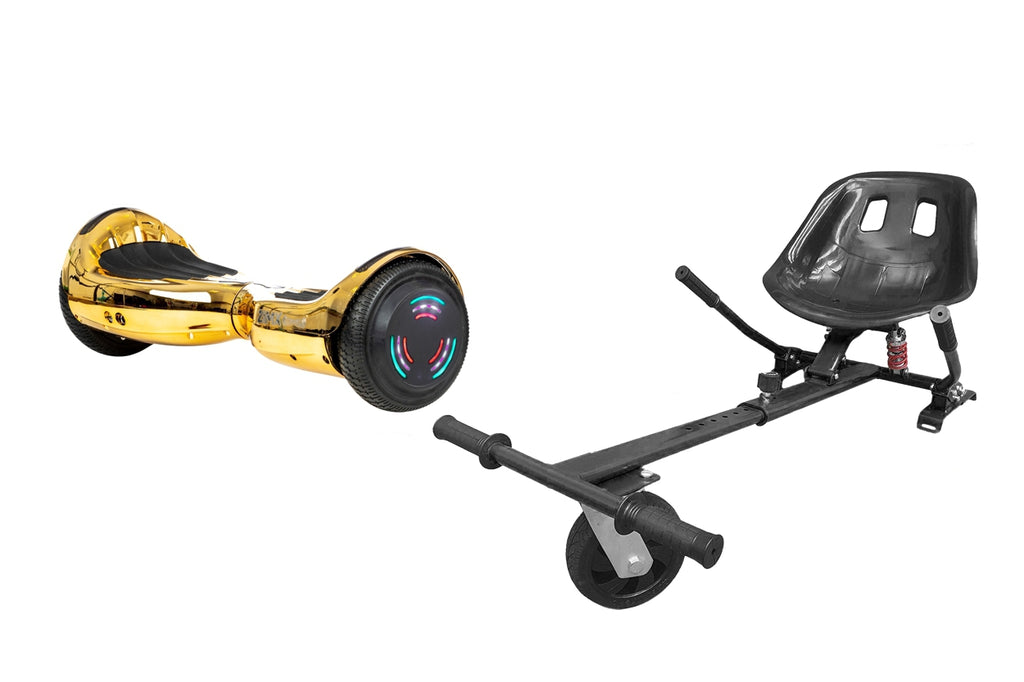 ZIMX HB4 Gold Chrome Bluetooth Swegway Segway Hoverboard and HK5 Black
