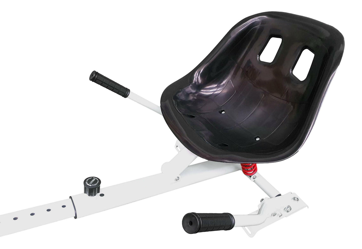 ZIMX HB1 Plus - Black Hoverboard Segway with LED Wheels UL2272 Certified + HK5 White