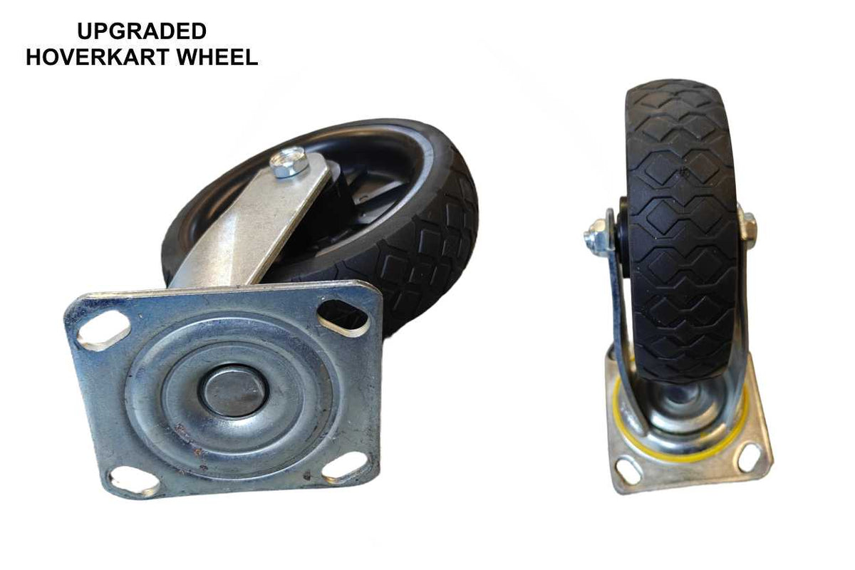 Replacement Wheel and Castor for ZIMX Hoverkart Models HK5, HK8 (Solid Tyre)