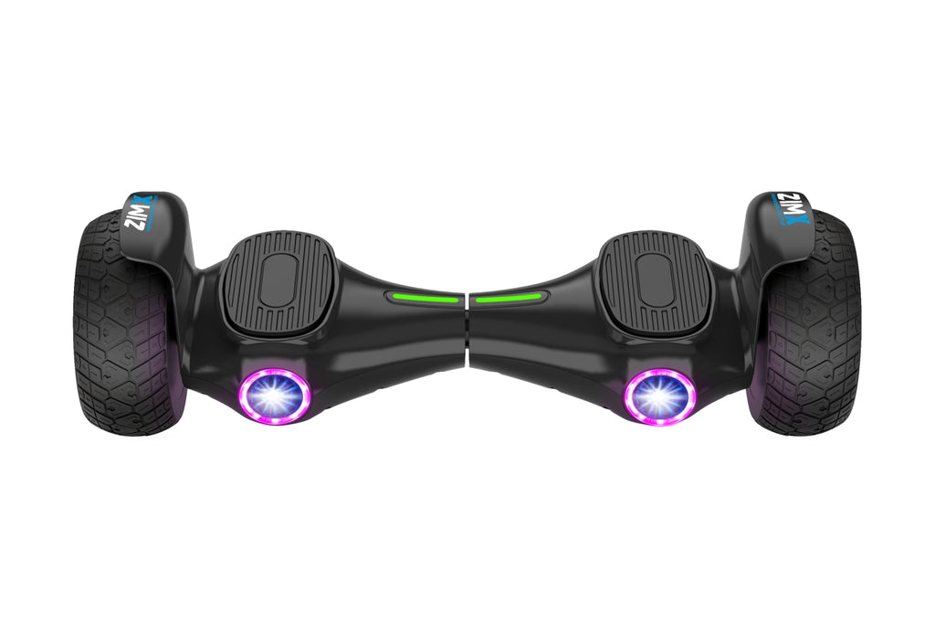 ZIMX G2 JET BLACK All Terrain Hoverboard, 8.5 inch Off Road Bluetooth Hoverboard with Infinity LED Wheels, UL2272 Certified