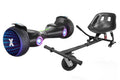 ZIMX G2 JET - BLACK All Terrain Hoverboard, 8.5 inch Off Road Bluetooth Hoverboard with Infinity LED Wheels, UL2272 Certified + HK5 Black