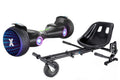 ZIMX G2 JET - BLACK All Terrain Hoverboard, 8.5 inch Off Road Bluetooth Hoverboard with Infinity LED Wheels, UL2272 Certified + HK8