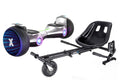 ZIMX G2 JET - SILVER All Terrain Hoverboard, 8.5 inch Off Road Bluetooth Hoverboard with Infinity LED Wheels, UL2272 Certified + HK8