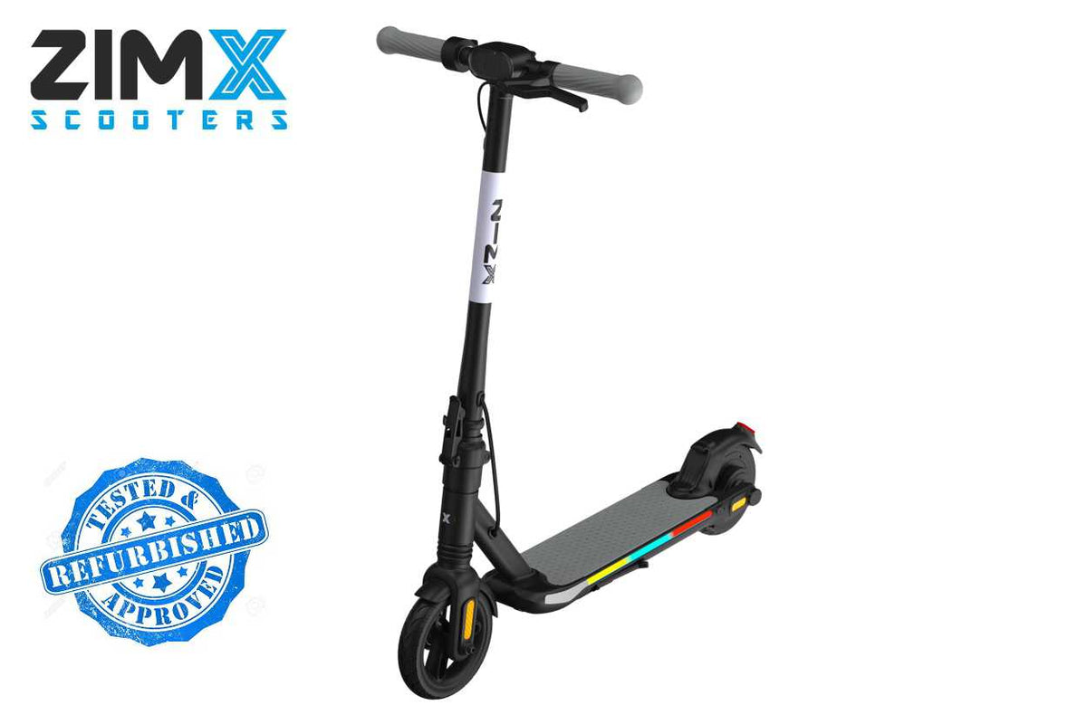 Refurbed - ZIMX ZX APEX - Kids Electric Folding Scooter UL2272 Certified - Black
