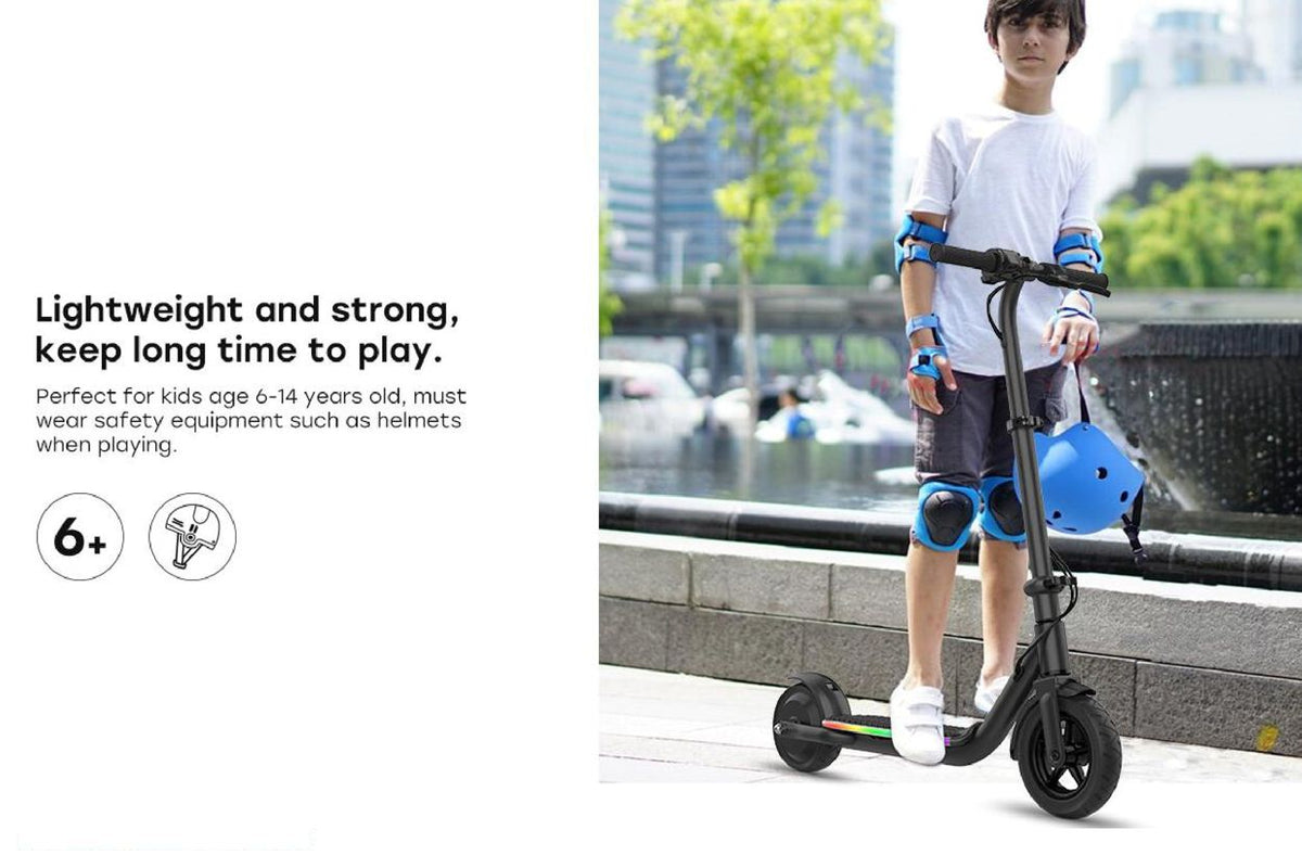 Refurbed - ZIMX ZX Flash - Black Kids Electric Folding Scooter UL2272 Certified