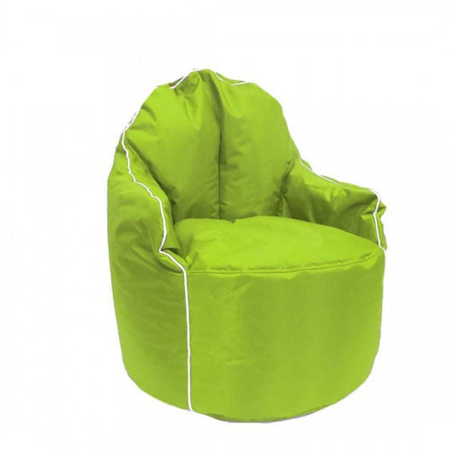 Green Petal Bean Bag Arm Chair