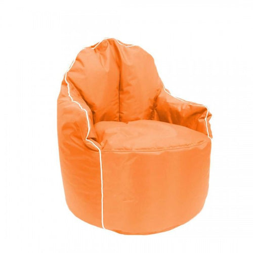 Orange Petal Bean Bag Arm Chair