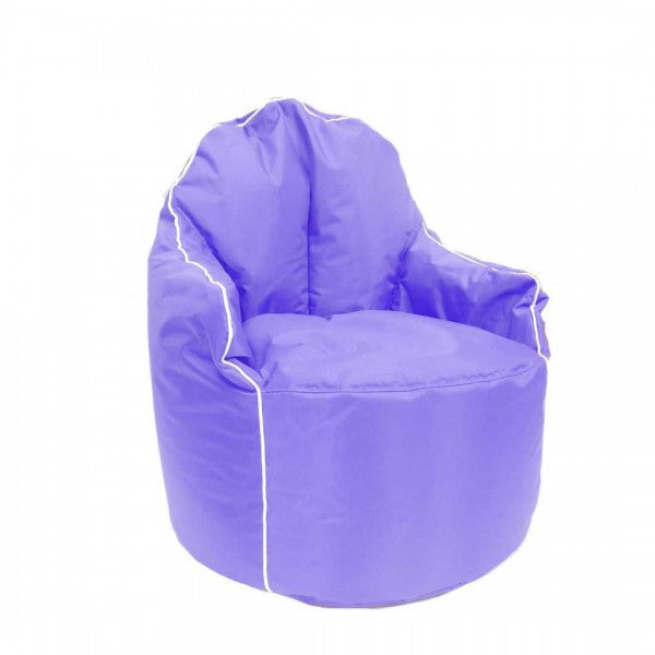 Purple Petal Bean Bag Arm Chair