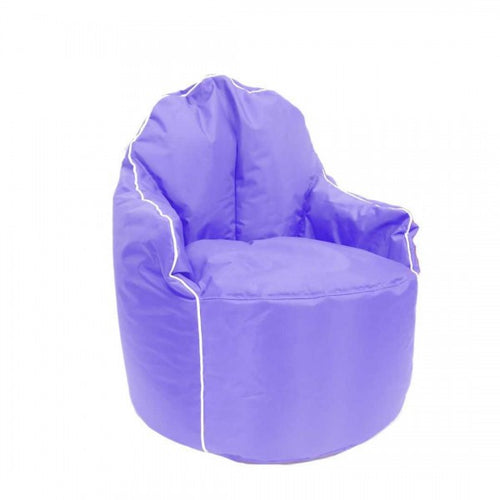 Purple Petal Bean Bag Arm Chair