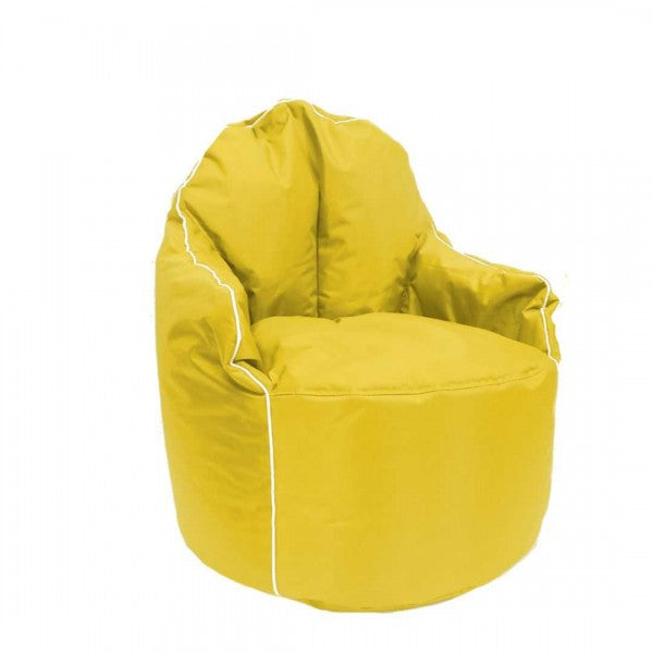 Yellow Petal Bean Bag Arm Chair