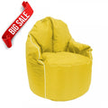 Yellow Petal Bean Bag Arm Chair
