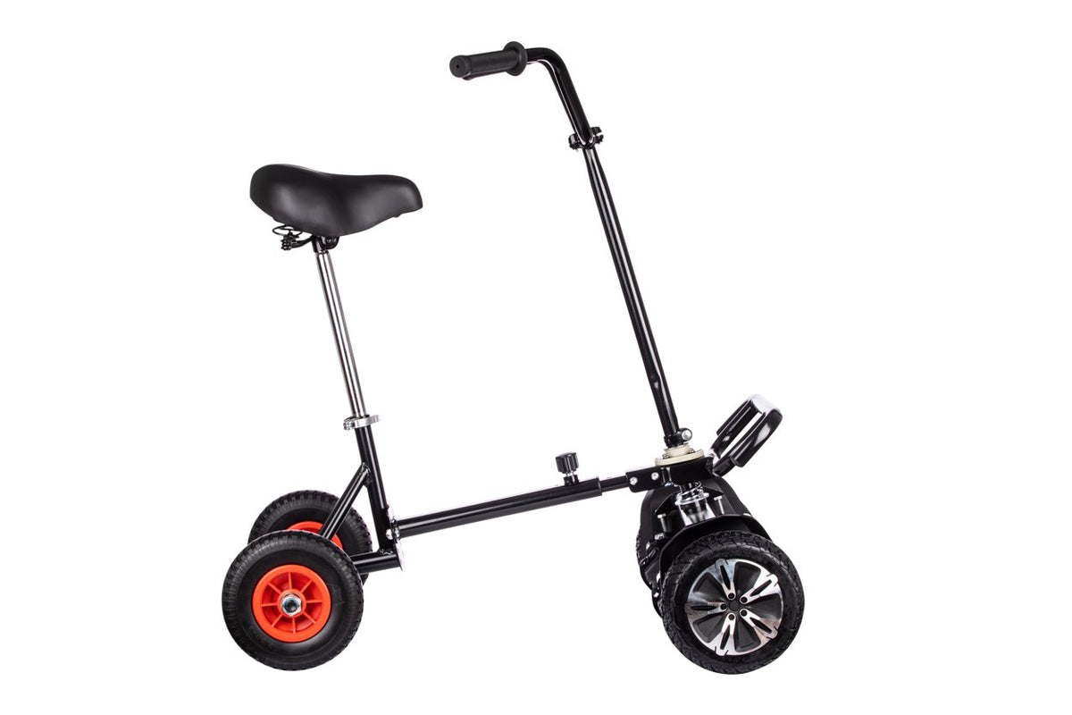 Grey Blend Hoverboard with Bluetooth and INFINITY LED Tyres & Wheels & LED Foot Pads UL2272 Certified + HoverBike Black
