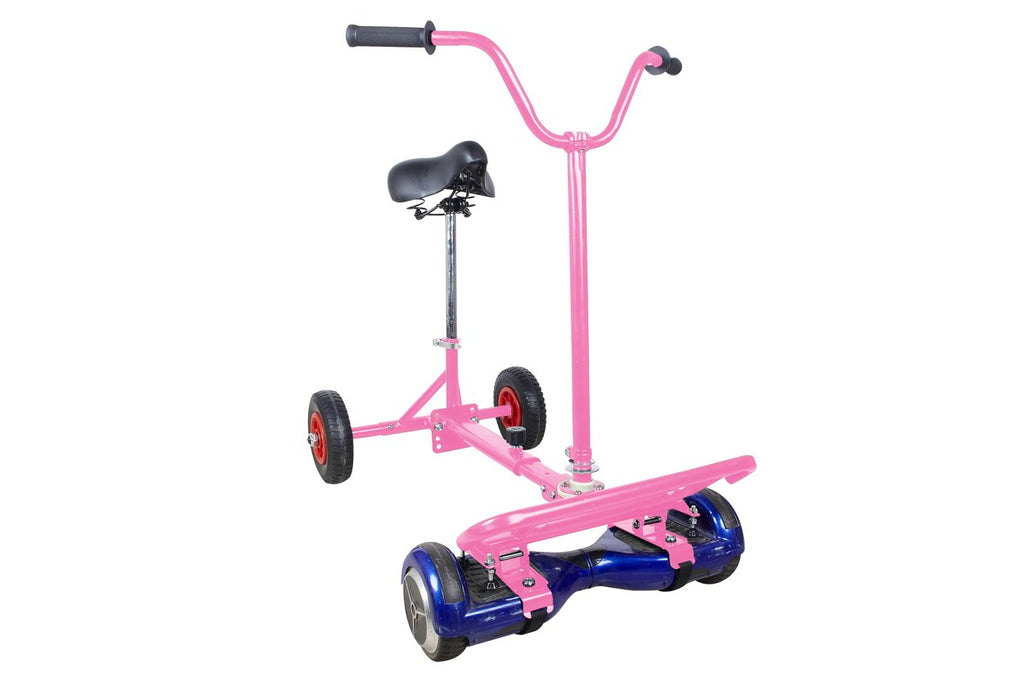 White Hoverboard Swegway Segway with LED Wheels UL2272 Certified + HoverBike Pink