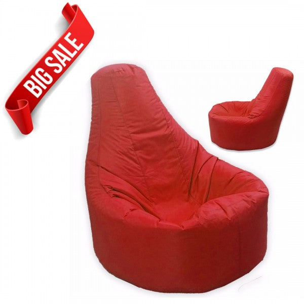 Red Pear Drop Bean Bag Chair