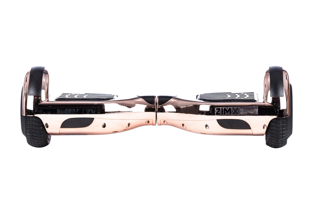 Rose Gold Chrome Bluetooth Hoverboard Segway with LED Wheels UL2272 Certified + HK5 Purple