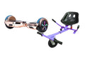 Rose Gold Chrome Bluetooth Hoverboard Segway with LED Wheels UL2272 Certified + HK5 Purple