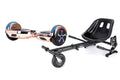 Rose Gold Chrome CB3A Hoverboard Segway with Bluetooth and LED Wheels UL2272 Certified + HK8 Hoverkart