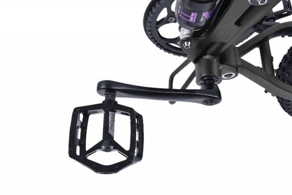 M0320F Black Fat Tyre Commuter EBike