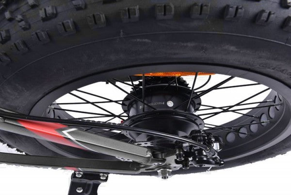 M0320F Black Fat Tyre Commuter EBike